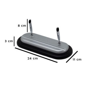 لييندا - حامل أقلام ثنائي فضي