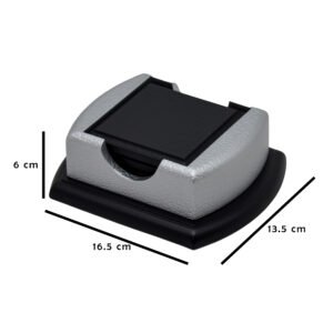 لييندا - منظم قواعد كوستر حرارية للاكواب فضي