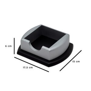 لييندا - منظم الأوراق الصغيرة فضي