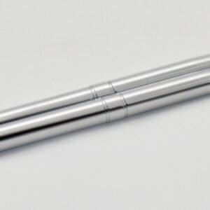 لييندا - قلمين معدن فضي