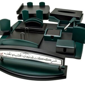 جرين - طقم مكتب 12 قطعة زيتي