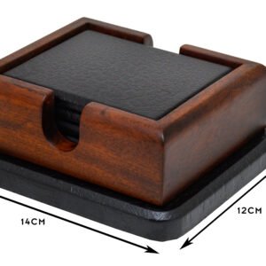 ليلك - منظم قواعد كوستر حرارية للاكواب بني