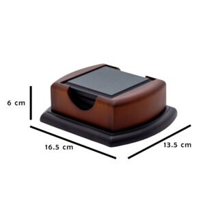 لييندا - منظم قواعد كوستر حرارية للاكواب بني