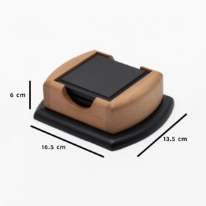 لييندا - منظم قواعد كوستر حرارية للاكواب خشبي 