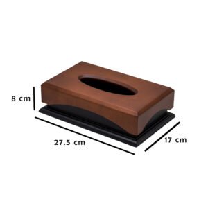 لييندا - حافظة مناديل بني