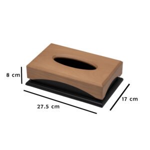 لييندا - حافظة مناديل خشبي 